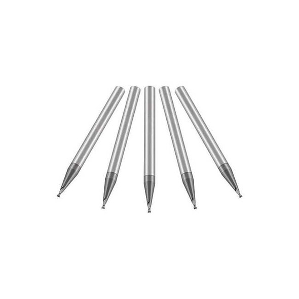 Micro 100 Carbide End Mill, 0.015, Cut 0.022, 2 FLT SME-015-2