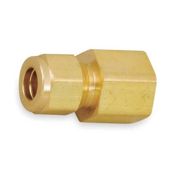 Parker Straight,Brass,Comp.1/2in,FNPT1/2in 8FSC8N-B