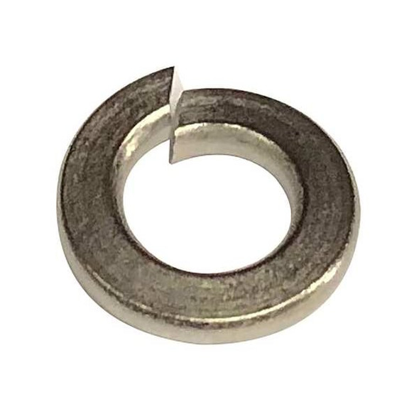 Split Lock Washer, For Screw Size #3 18-8 Stainless Steel, Plain Finish, 100 PK