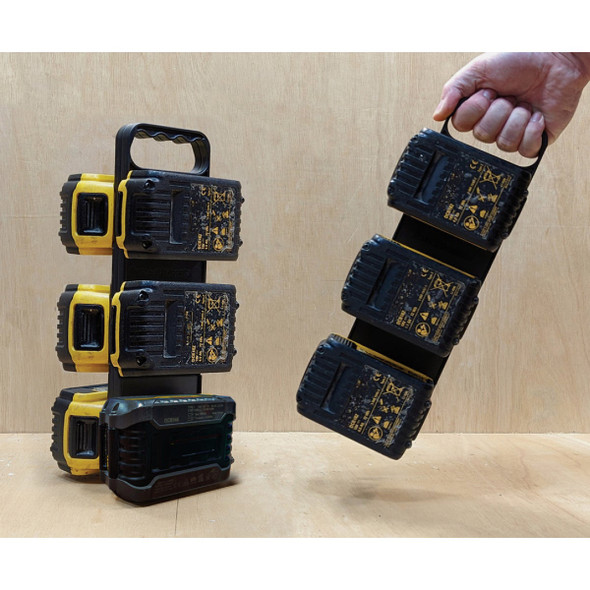 StealthMounts Battery Board with Handle for DEWALT 20V-60V MAX Batteries BD-DW20-H-1 352565