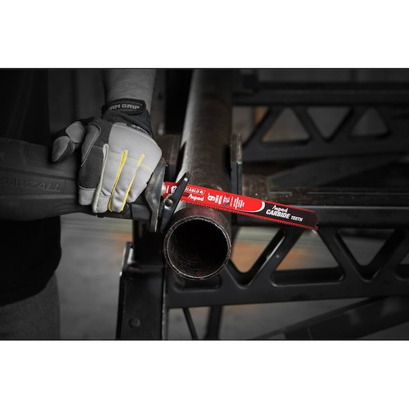 Diablo 9 in L x 8 TPI Reciprocating Saw Blade, 1 PK DS0908CFA