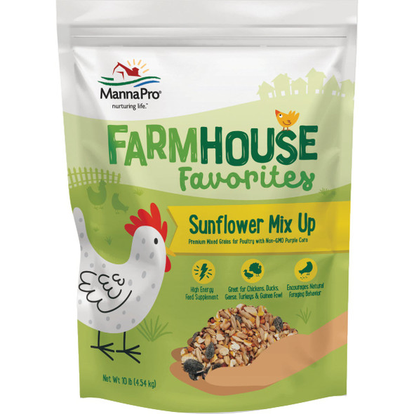 Manna Pro Farmhouse Favorites 10 Lb. Sunflower Mix Up 1031370