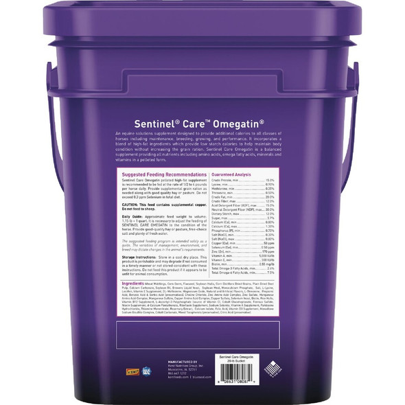 Kent Sentinel Care Omegatin 20 Lb. Horse Supplement 8087 763687