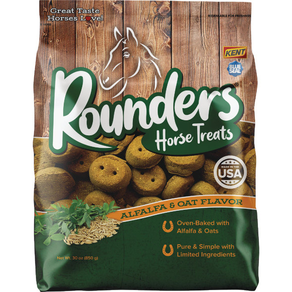 Kent Rounders 30 Oz. Alfalfa & Oats Horse Treats 8007
