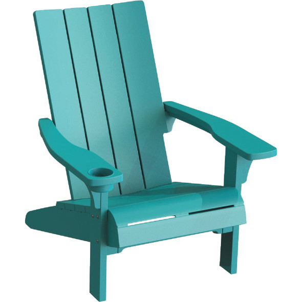 Adams Keter Teal Resin Modern Adirondack Chair 261530