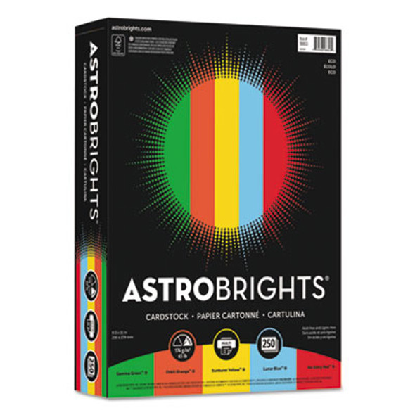 Astrobrights® PAPER,65#,ECO,ASSORTED 98853-01