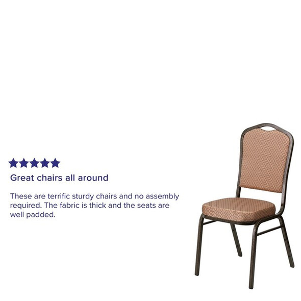 Flash Furniture Gold Fabric Banquet Chair,PK4 4-FD-C01-GOLDVEIN-GO-GG Flash Furniture Gold Fabric Banquet Chair,PK4 4-FD-C01-GOLDVEIN-GO-GG