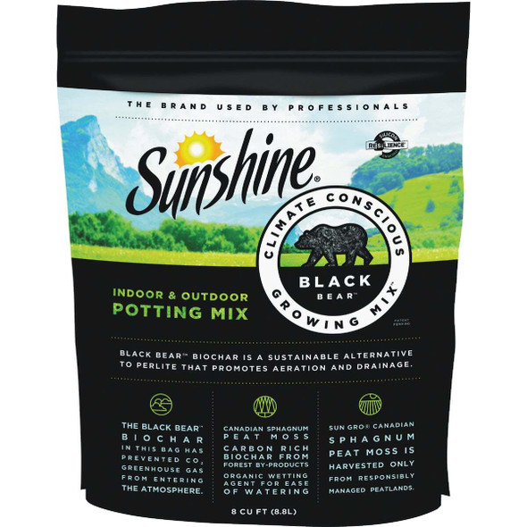 Sunshine Black Bear 8 Qt. Indoor & Outdoor Potting Mix 132115.Q08P
