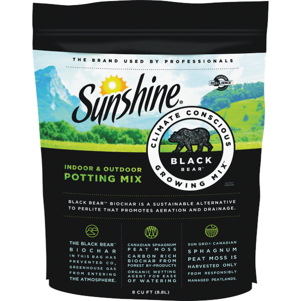 Sunshine Black Bear 8 Qt. Indoor & Outdoor Potting Mix 132115.Q08P