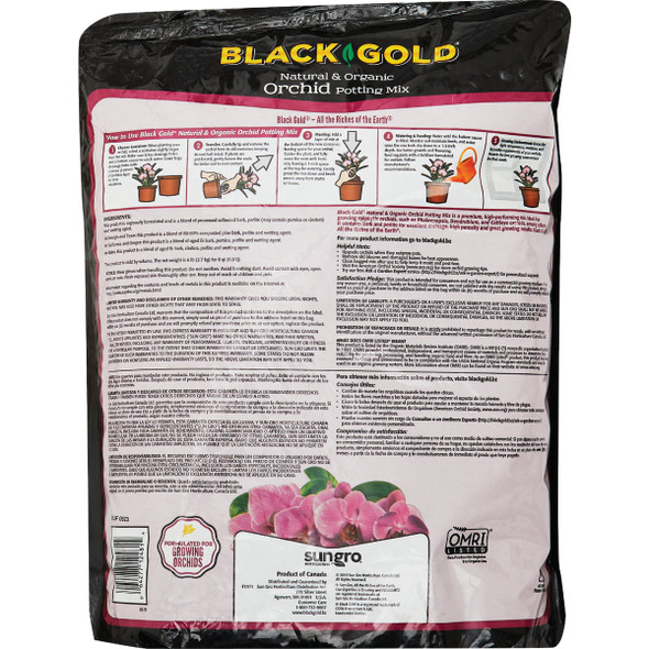 Black Gold 8 Qt. Natural & Organic Orchid Potting Mix