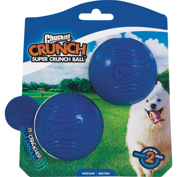 Chuckit Medium Super Crunch Ball (2-Pack) 50788