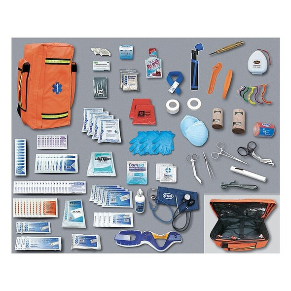 Emi Response Backpack Refill Kit, 12 in W, Orange 486