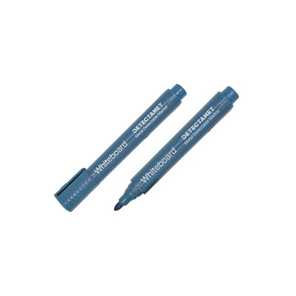 Detectamet Detectable Dry Erase Marker Set,Round Barrel,PK10 145-A06-P01-A07