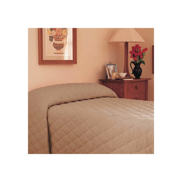 Martex Bedspread,102 in L,Khaki MAINSPREAD KHAKI