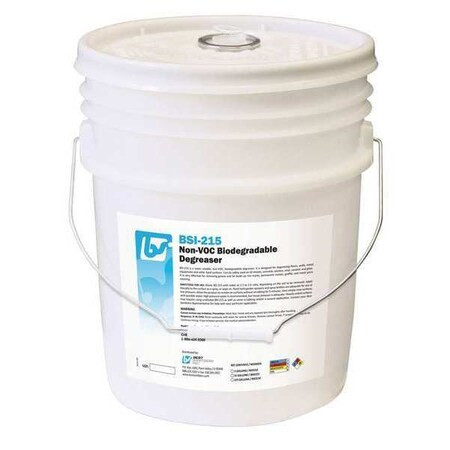 Best Sanitizers Cleaner/Degreaser, Pail, 5 gal, Mild BSI2152