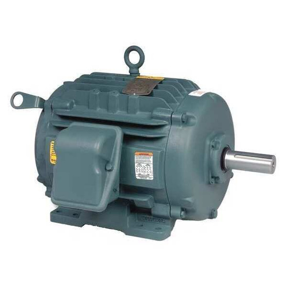 3-Phase AC Induction Motor, 15 HP, 254T Frame, 208V AC, 230V AC, 460V AC Voltage