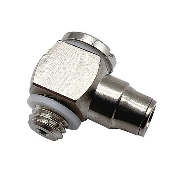Legris Metric Push-to-Connect Fitting, Brass, Silver 3218 03 19