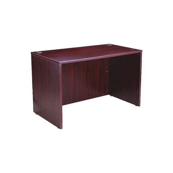 Boss Office Products Desk Shell Desk Shell 48" x 24",Mahogany, Wood N104-M