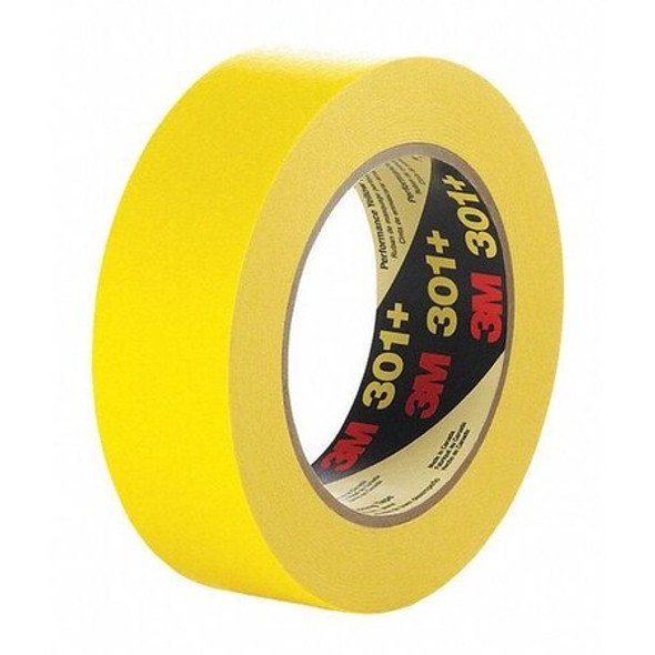 3m Masking Tape,1 3/8" W,60 yd L,Yellow 301+ 3m Masking Tape,1 3/8" W,60 yd L,Yellow 301+