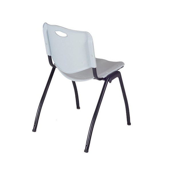 Regency M Stack Chairs,Grey,PK8 4700GY8PK