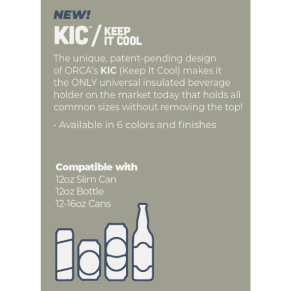 Orca Black Keep it Cool Drink Holder