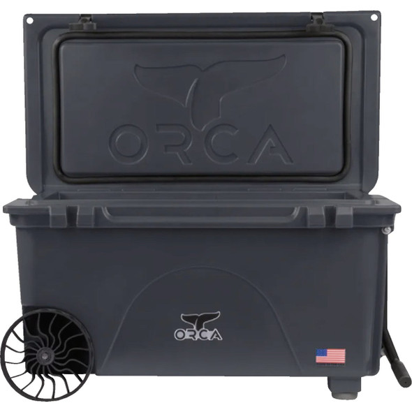 Orca 65 Qt. 2-Wheeled Cooler, Charcoal Orca 65 Qt. 2-Wheeled Cooler, Charcoal