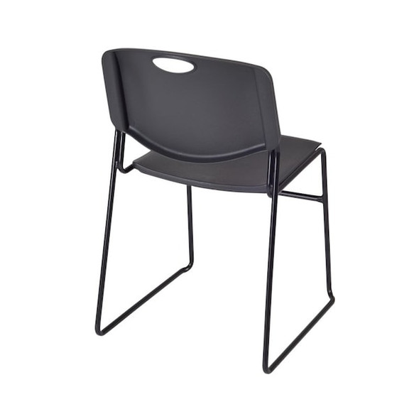 Kee/Zeng Square Maple Table/4 Black Chairs, Square,42", 42" W, 29" H, Maple TB4242PLBPBK44BK