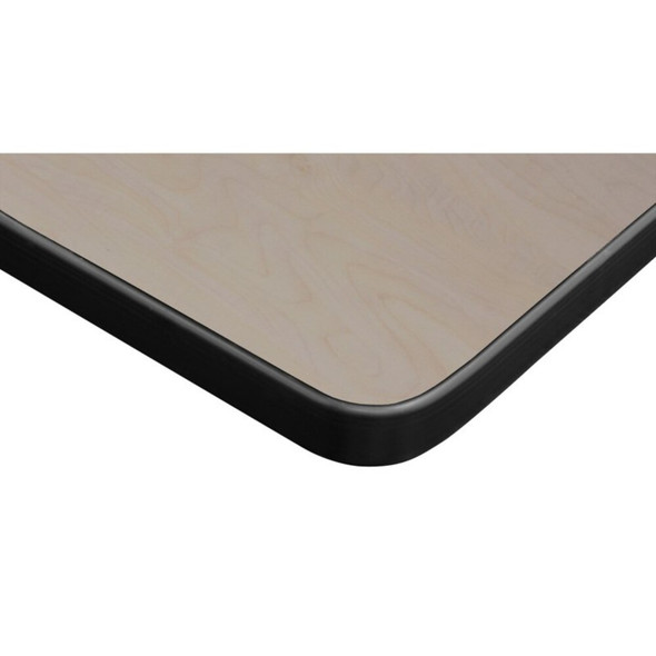 Cain Cain Training Tables, 42 W, 24 L, 29 H, Wood, Metal Top, Maple MTRCT4224PL