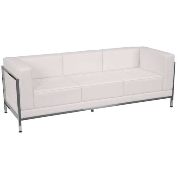 Sofa, 28-3-4" x 27-1-4", Upholstery Color: White  ZB-IMAG-SOFA-WH-GG