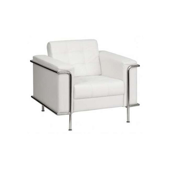 Flash Furniture ZB-LESLEY-8090-CHAIR-WH-GG