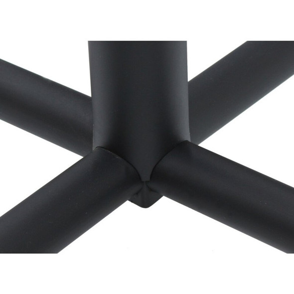 Kobe Kobe Round Table & Chair Set, Wood, Metal, Polypropylene Top TKB48RNDCH44BK