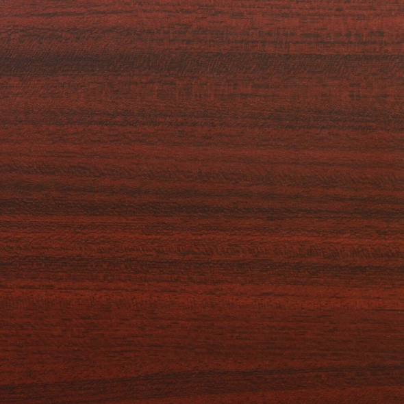 Round Classroom Tables, 48 W, 48 L, 23-34 H, Wood, Metal, Mahogany  TB48RNDMHAPBK