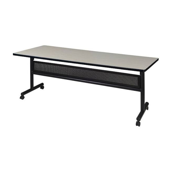 Kobe Rectangle FlipTop Table, 72" W, 29" H, Laminate Top, Maple MKFTM7230PL