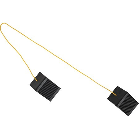 Buyers Products Wheel Chock, 3 In H, Black, Rubber WC35225
