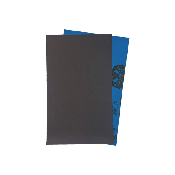 Silicon Carbide 991A Black 5-1/2" x 9" Wet/Dry Paper Plain Sheet P2000 SL/50 R 991A-P2000H-50 991A-2000H-50