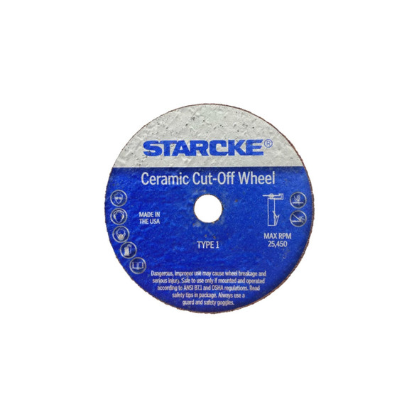 Ceramic 4" x 1/16" x 3/8" Cutoff Wheel R CO-4x1/16-C-5 CO-4X1-16-C-5