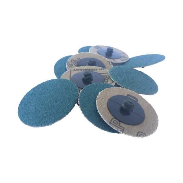Zirconia 2" Blue Cloth Quick Change Disc P036 BX/25 R 2QC-36G-Z-25 2QC-36G-Z-25