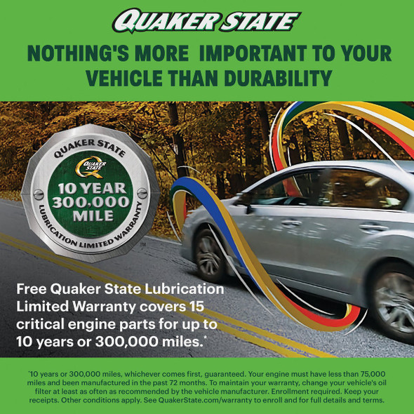 Quaker State Full Synthetic 10W-30 Motor Oil, 1 Qt. 550046199 Pack of 6 572224