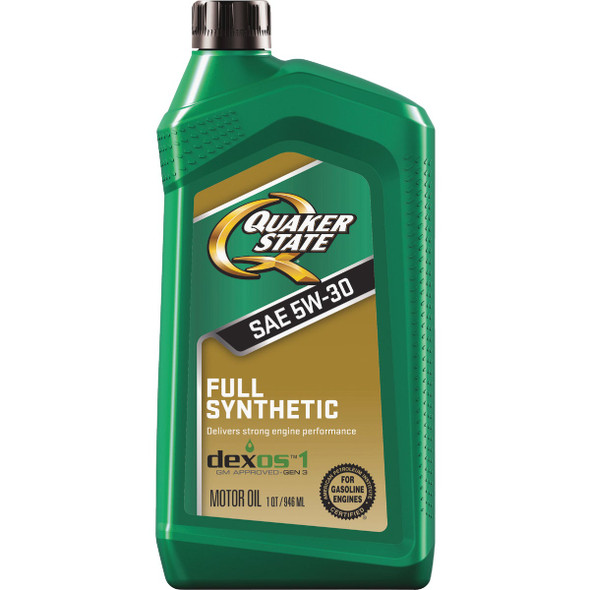 Quaker State Full Synthetic 5W-30 Motor Oil, 1 Qt. 550046169 Pack of 6