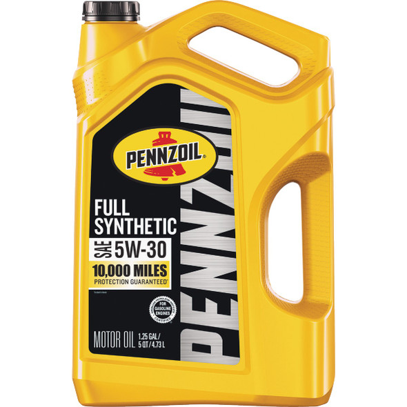 Pennzoil Full Synthetic 5W-30 Motor Oil, 5 Qt. 550058602 Pack of 3