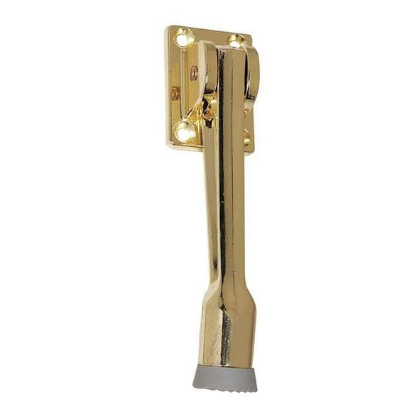 Rockwood Lever Door Holder,Satin Brass,Cast Brass 461L.4