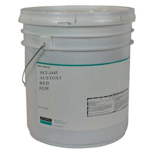 Dowsil Acetoxy Sealant,Silicone,Red,Pail 4107708