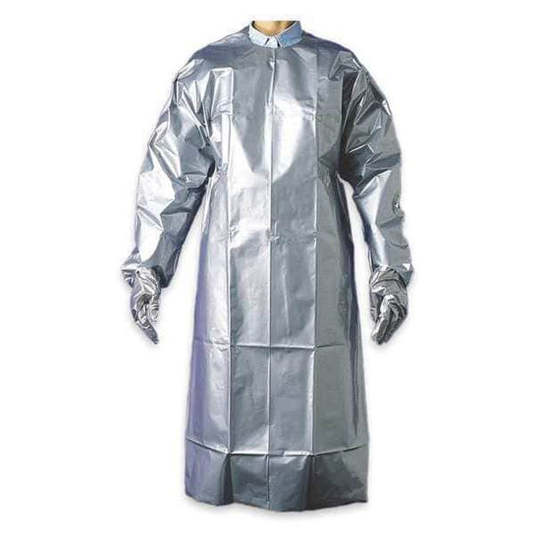 Honeywell North Coat Apron,Silver,Size M,50" Length SSCA/M Honeywell North Coat Apron,Silver,Size M,50" Length SSCA/M