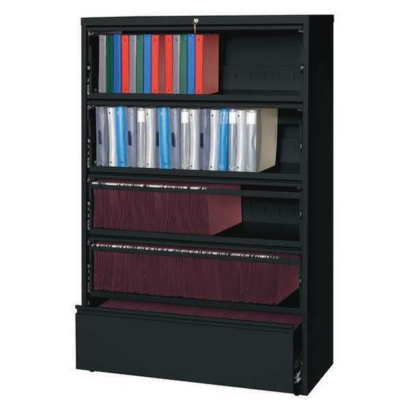 Hirsh Lateral File Cabinet,Black 17976 Hirsh Lateral File Cabinet,Black 17976