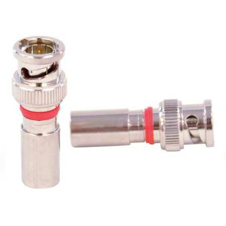 Dolphin Components Coupler, Cable, BNC/Male, RG59, PK10 DC-CBNCM6PLENQ