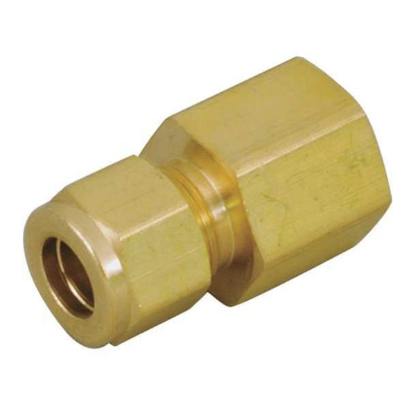 Parker 3/8" A-LOK x 1/2" FNPT Brass Straight Connector 6FSC8N-B