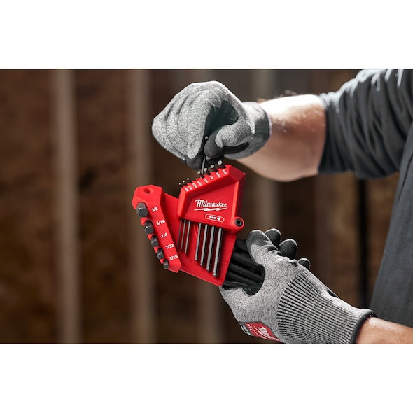 Milwaukee Tool Hex Key Set,22 Pieces,Finish Black Oxide 48-22-2187