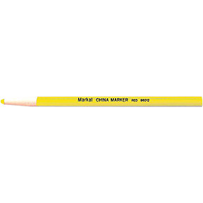 China Marker, Yellow, Paper-Wrapped Grease Penicel 96011-I