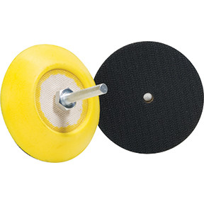Pad Backing Plate 3” Velcro 5/15”-24 And Adapter 300Y