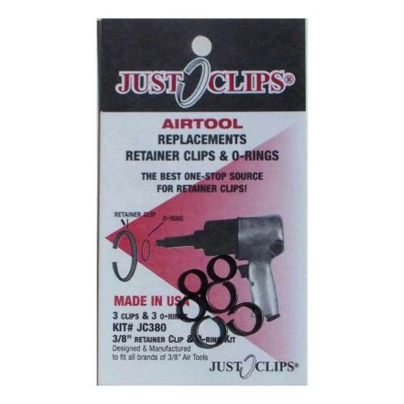 3/8" Anvil Retainer Clip and O-Ring Kit JC38012